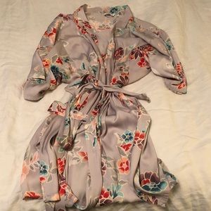Josie by Natori Silk Robe